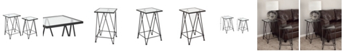 Rosemary Lane Contemporary Accent Table, Set of 2